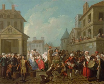 Carnaval de rue à Paris, 1757 - Étienne Jeaurat