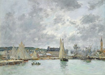 Port de Trouville, 1880 - Eugene Louis Boudin