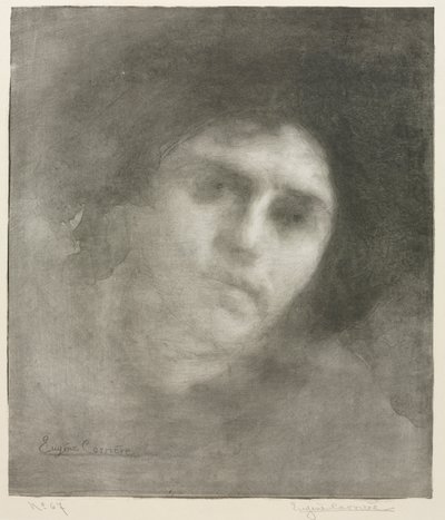 Madame Eugène Carrière grande planche, 1893 - Eugène Carrière