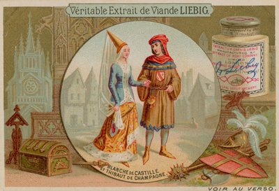 Blanche de Castille et Thibaut de Champagne - European School