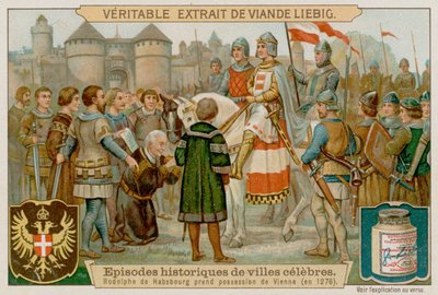 Le roi Rodolphe Ier entre à Vienne en 1276 - European School