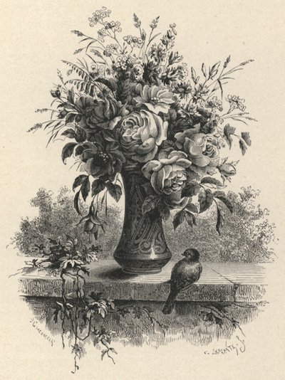 Vase de fleurs - European School