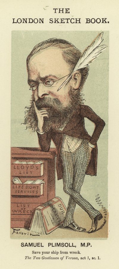 Caricature de Samuel Plimsoll - Faustin