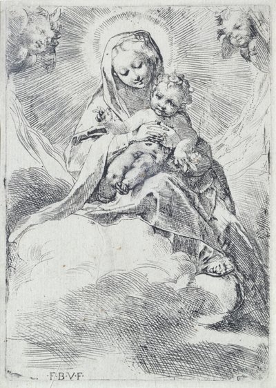 Madone dans les nuages - Federico Barocci