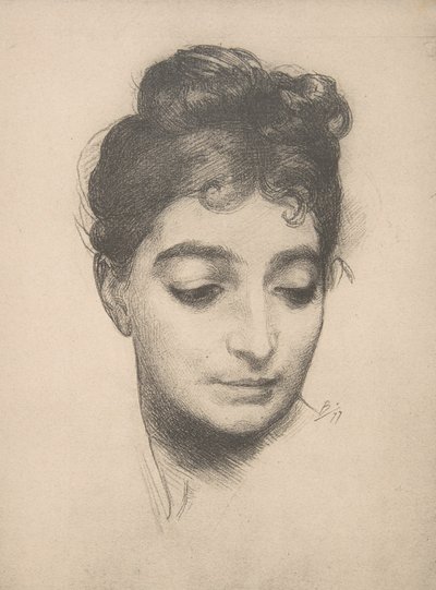 Tête de femme, de L