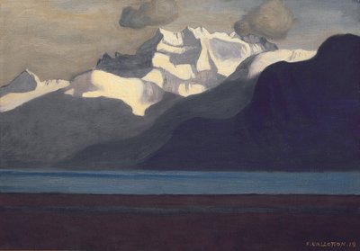 Lac Léman et Les Dents-du-Midi, 1919 - Felix Edouard Vallotton