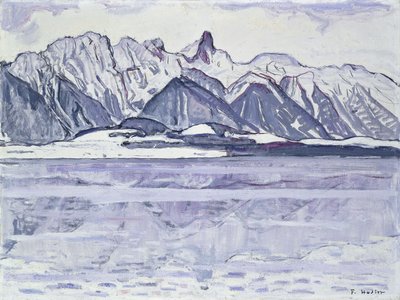 Stockhorn enneigé, 1913-1914 - Ferdinand Hodler