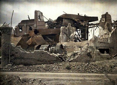 Ruines, Aisne, France, 1917 - Fernand Cuville