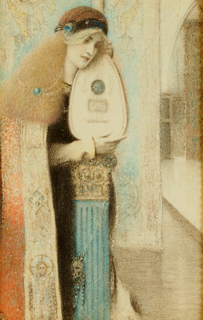 Un musicien, vers 1899 - Fernand Khnopff