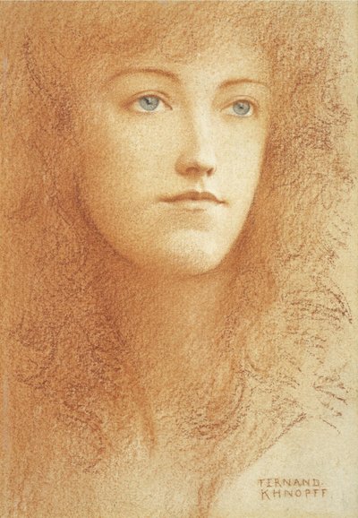 Une jeune Anglaise - Fernand Khnopff