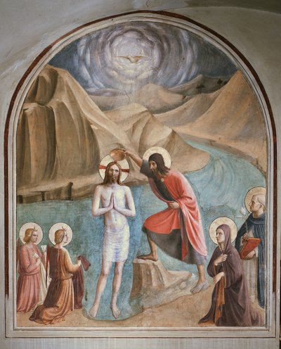 Baptême du Christ - Fra  Angelico