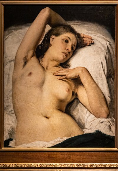 Nu de femme (modèle reposant) - Francesco Hayez