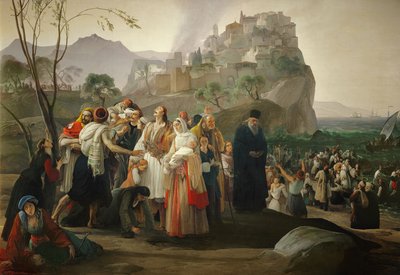 Réfugiés de Parga - Francesco Hayez