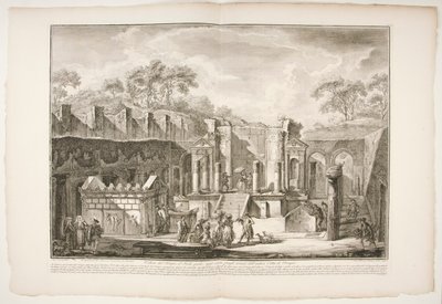 Veduta del Tempio d - Francesco Piranesi