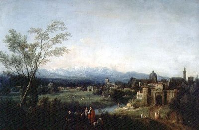 Paysage fantastique, Vicenza - Francesco Zuccarelli