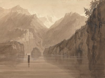 Un lac en Norvège - Francis Danby