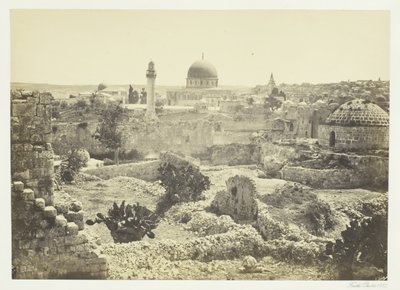 Jérusalem depuis le mur de la ville - Francis Frith