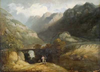 Pont Aberglaslyn - Francis Nicholson