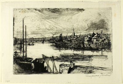 Battersea Reach - Francis Seymour Haden