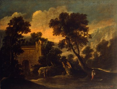 Paysage avec ruines, ca 1634 - Francisco Collantes