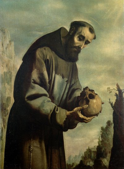 Saint François en méditation - Francisco de Zurbaran