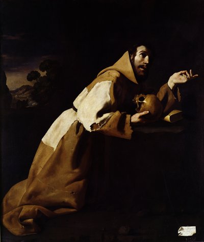 Saint François en méditation, 1639 - Francisco de Zurbaran