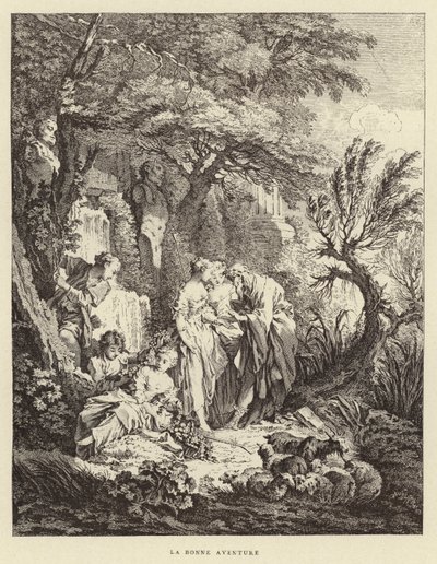 La Bonne Aventure - Francois (after) Boucher