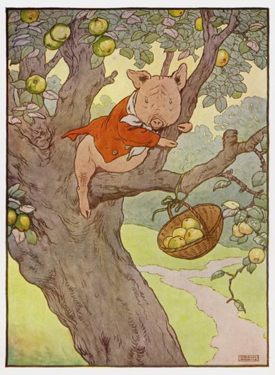 Illustration des Trois Petits Cochons - Frank Adams