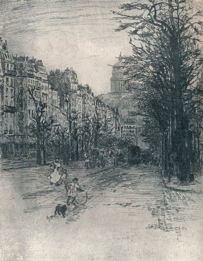 Avenue des Gobelins, Paris, vers 1908 - Frank Milton Armington