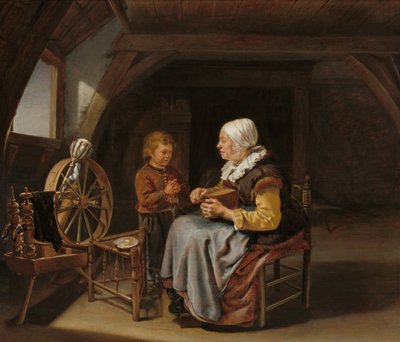 Dire la grâce - Frans van Mieris