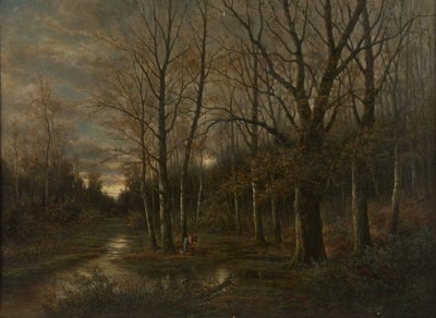 Paysage fluvial près de Lundenburg - Franz Stephan Paschinger