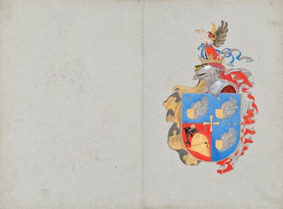 Projet pour un blason familial - Franz von Matsch