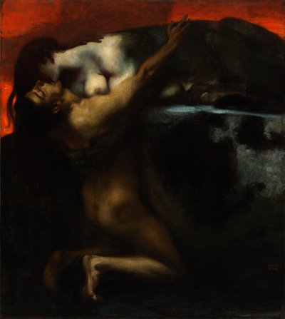 Le Baiser du Sphinx - Franz von Stuck