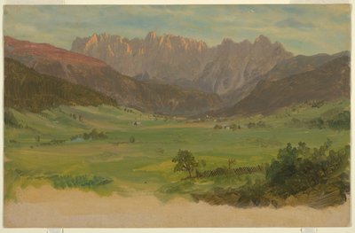 Vallée alpine - Frederic Edwin Church