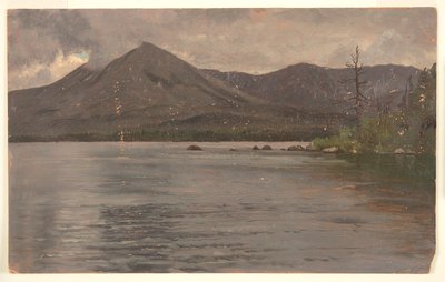 Mont Katahdin, depuis le Lac Katahdin - Frederic Edwin Church