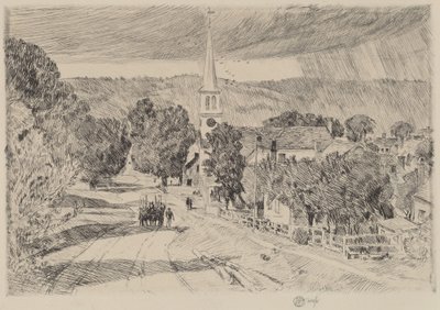 Un village du Vermont, 1923 - Frederick Childe Hassam