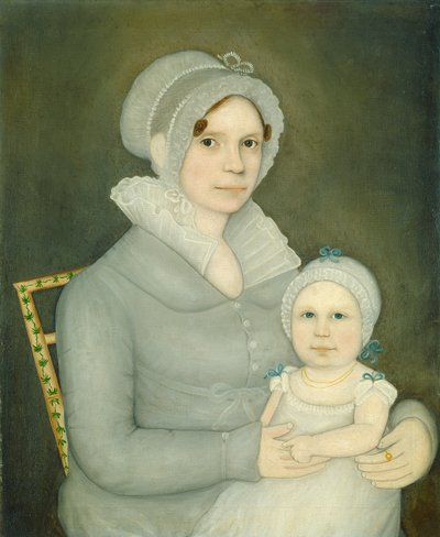 Mme John Harrisson et Fille, c. 1823 - Frederick Mayhew