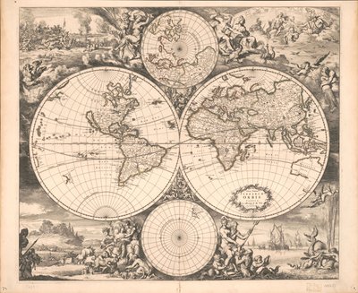 Nova totius terrarum orbis tabula - Frederik de Wit