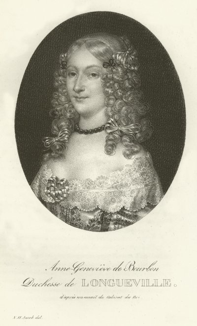 Anne-Geneviève de Bourbon, Duchesse de Longueville - French School