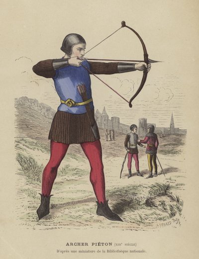 Archer, 13ème siècle - French School