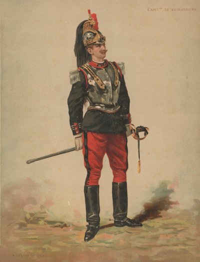 Capitaine de Cuirassiers - French School