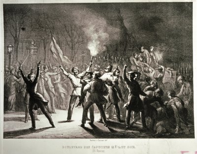 Révolution de février 1848 - French School