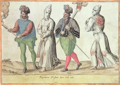 Flagellants en Espagne - French School