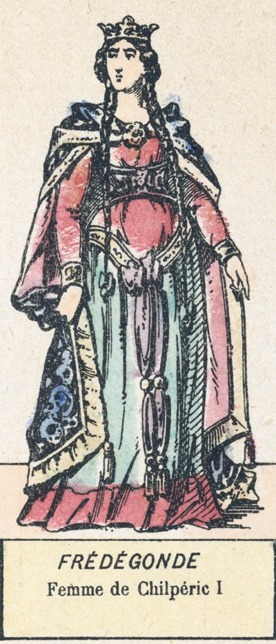 Frédégonde, femme de Chilpéric I - French School