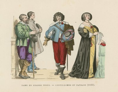 Costumes français, XVIIe siècle - French School