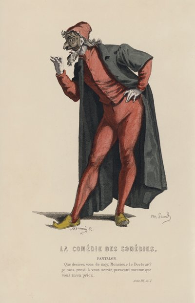 La Comédie des Comédies, Pantalon - French School