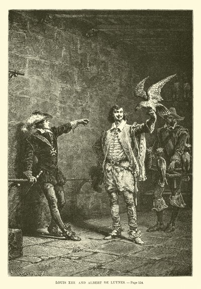 Louis XIII et Albert de Luynes - French School