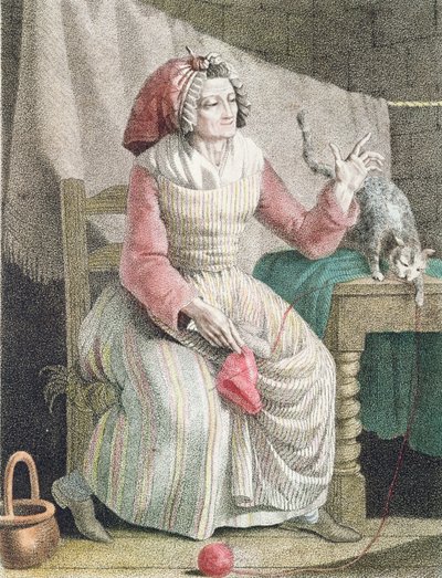 Madame Sans Culotte, vers 1789 - French School