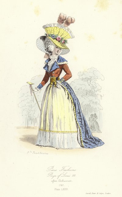 Modes parisiennes, règne de Louis XVI - French School