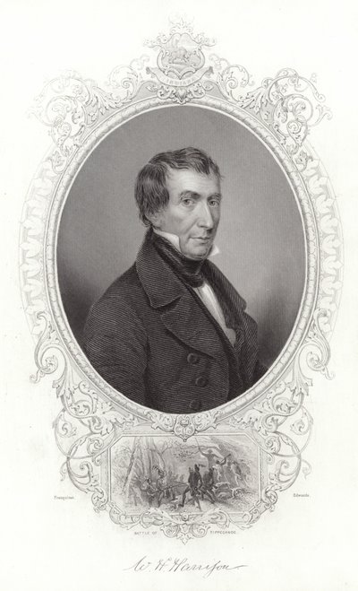 Portrait de William Henry Harrison - French School